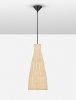 Lampa wisząca rattanowa boho rustykalna industrialna nad stół do salonu sypialni ściemnialna Luces Exclusivas